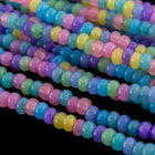 11/0 Transparent Unicorn Mix Czech Seed Bead (10 Gm, Hank, 1/2 Kilo) #CSG309-General Bead