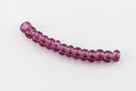 11/0 Transparent Amethyst Czech Seed Bead (10 Gm, Hank, 1/2 Kilo) #CSG315-General Bead