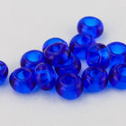 10/0 Transparent Capri Blue Czech Seed Bead (1/2 Kilo) Preciosa #60300