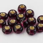 10/0 Silver Lined Dark Amethyst Czech Seed Bead (1/2 Kilo) Preciosa #27080