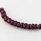11/0 Silver Lined Dark Amethyst Czech Seed Bead (10 Gm, Hank, 1/2 Kilo) #CSG330-General Bead