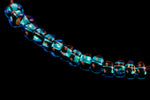 6/0 Silver Lined Aqua Czech Seed Bead (1/2 Kilo) Preciosa #67150