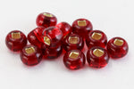 6/0 Silver Lined Burnt Red Czech Seed Bead (1/2 Kilo) Preciosa #97120