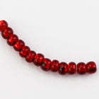 6/0 Silver Lined Burnt Red Czech Seed Bead (1/2 Kilo) Preciosa #97120
