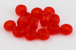 11/0 Transparent Red Czech Seed Bead (10 Gm, Hank, 1/2 Kilo) #CSG341-General Bead