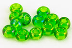 6/0 Transparent Lime AB Czech Seed Bead (1/2 Kilo) Preciosa #51430