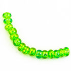 6/0 Transparent Lime AB Czech Seed Bead (1/2 Kilo) Preciosa #51430