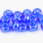 11/0 Luster Transparent Sapphire Czech Seed Bead (10 Gm, Hank, 1/2 Kilo) #CSG345-General Bead