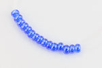 11/0 Luster Transparent Sapphire Czech Seed Bead (10 Gm, Hank, 1/2 Kilo) #CSG345-General Bead