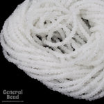 12/0 Transparent Alabaster Czech Seed Bead (10 Gm, Hank, 1/2 Kilo) #CSH038-General Bead