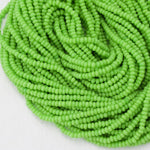 8/0 Opaque Lime Czech Seed Bead (1/2 Kilo) Preciosa #53310