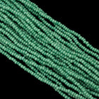 11/0 Opaque Forest Green Czech Seed Bead (10 Gm, Hank, 1/2 Kilo) #CSG364