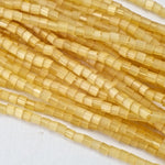 9/0 Satin Topaz 2 Cut Czech Seed Bead (10 Gm, Hank, 1/2 Kilo) #CZH002
