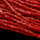 11/0 Opaque Dark Red 2 Cut Czech Seed Bead (10 Gm, Hank, 1/2 Kilo) #CSN014-General Bead