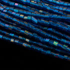 11/0 Dark Aqua AB 2 Cut Czech Seed Bead (10 Gm, Hank, 1/2 Kilo) #CSN054 SOLD OUT-General Bead