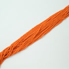 9/0 Opaque Orange 3-Cut Czech Seed Bead (10 Gm, Hank, 10 Hanks) #CSP002-General Bead