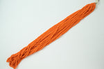 9/0 Opaque Orange 3-Cut Czech Seed Bead (10 Gm, Hank, 10 Hanks) #CSP002-General Bead