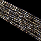 12/0 Metallic Brown Iris 3-Cut Czech Seed Bead (5 Gm, Hank, 10 Hanks) #CSR021-General Bead