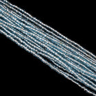 9/0 Silver Lined Ice Blue 3-Cut Czech Seed Bead (10 Hanks) Preciosa #67010