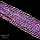 12/0 Orchid Lined Aqua 3-Cut Czech Seed Bead (5 Gm, Hank, 10 Hanks) #CSR039-General Bead