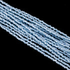 9/0 Luster Opaque Sky Blue 3-Cut Czech Seed Bead (10 Hanks) Preciosa #68020