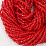 12/0 Opaque Red 3-Cut Czech Seed Bead (10 Hanks) Preciosa #BL257