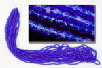9/0 Transparent Sapphire 3-Cut Czech Seed Bead (10 Hanks) Preciosa #30080