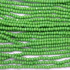 11/0 Opaque Peridot Charlotte Cut Seed Bead (1/2 Kilo) Preciosa #53210