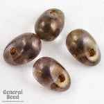 4mm x 6mm Luster Olive Teardrop-General Bead