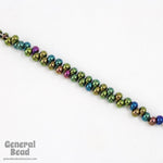 8/0 Green Iris Czech Raindrop-General Bead