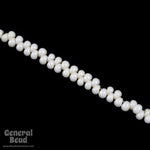 8/0 Ceylon Bone Czech Raindrop-General Bead