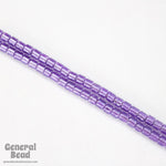 DBL906- 8/0 Shimmering Lavender Lined Crystal Delica Beads-General Bead