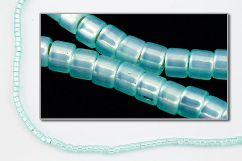 DB626- 10/0 Dyed Silver Lined Light Mint Miyuki Delica Beads (50 Gm, 250 Gm)