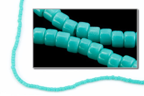 DB729- 10/0 Opaque Green Turquoise Miyuki Delica Beads