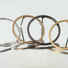 21mm Gold Hypoallergenic Hoop Post #EFA142