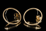 21mm Gold Hypoallergenic Hoop Post #EFA142