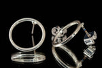 15mm Silver Hypoallergenic Hoop Post #EFB140