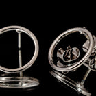 15mm Gunmetal Hypoallergenic Hoop Post #EFC140