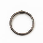 15mm Gunmetal Hypoallergenic Hoop Post #EFC140