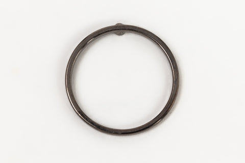 21mm Gunmetal Hypoallergenic Hoop Post #EFC142