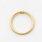 15mm Matte Gold Hypoallergenic Hoop Post #EFD140