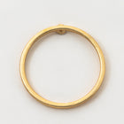 18mm Matte Gold Hypoallergenic Hoop Post #EFD141
