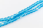 6mm Transparent Light Aqua AB Druk Bead #GAD028-General Bead