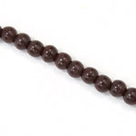 6mm Opaque Mahogany Druk Bead #GAD010-General Bead