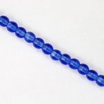 14mm Transparent Sapphire Druk Bead (300 Pcs) #GAJ021