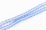 8mm Transparent Light Sapphire Druk Bead #GAF036-General Bead
