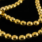 8mm 24 Kt. Gold Plated Druk Bead #GAF088-General Bead