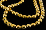 8mm 24 Kt. Gold Plated Druk Bead #GAF088-General Bead