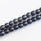 6mm Two Tone Grey/Crystal Druk Bead (25 Pcs) #GAD148-General Bead