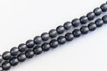 6mm Two Tone Grey/Crystal Druk Bead (25 Pcs) #GAD148-General Bead